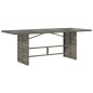 vidaXL Set comedor jardín 9 pzas y cojines ratán sintético gris vidaXL Set comedor jardín 9 pzas y cojines ratán sintético gris