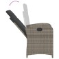 vidaXL Set comedor jardín 9 pzas y cojines ratán sintético gris vidaXL Set comedor jardín 9 pzas y cojines ratán sintético gris