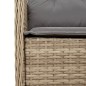 vidaXL Set comedor de jardín 7 pzas con cojines ratán sintético beige vidaXL Set comedor de jardín 7 pzas con cojines ratán sintético beige
