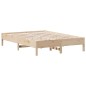 vidaXL Estructura de cama madera maciza de pino 120x200 cm vidaXL Estructura de cama madera maciza de pino 120x200 cm