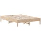 vidaXL Estructura de cama madera maciza de pino 120x200 cm vidaXL Estructura de cama madera maciza de pino 120x200 cm