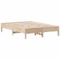 vidaXL Estructura de cama madera maciza de pino 140x200 cm vidaXL Estructura de cama madera maciza de pino 140x200 cm