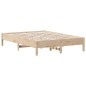 vidaXL Estructura de cama madera maciza de pino 140x200 cm vidaXL Estructura de cama madera maciza de pino 140x200 cm