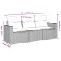vidaXL Set sofás de jardín 3 piezas y cojines ratán sintético marrón vidaXL Set sofás de jardín 3 piezas y cojines ratán sintético marrón