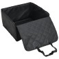 vidaXL Silla de coche para perros negro 45x45x25/55 cm vidaXL Silla de coche para perros negro 45x45x25/55 cm