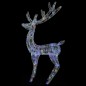 vidaXL Reno navideño acrílico XXL 250 LEDs de colores 180 cm