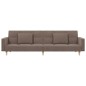 vidaXL Sofá cama de 2 plazas con dos almohadas tela gris taupe vidaXL Sofá cama de 2 plazas con dos almohadas tela gris taupe