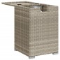 vidaXL Mesa cubierta para bombona de gas ratán gris claro 40x40x60 cm vidaXL Mesa cubierta para bombona de gas ratán gris claro 40x40x60 cm