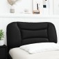 vidaXL Cabecero de cama acolchado cuero sintético negro 90 cm vidaXL Cabecero de cama acolchado cuero sintético negro 90 cm
