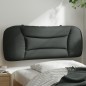 vidaXL Cabecero de cama acolchado tela gris oscuro 100 cm vidaXL Cabecero de cama acolchado tela gris oscuro 100 cm