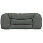 vidaXL Cabecero de cama acolchado tela gris oscuro 100 cm vidaXL Cabecero de cama acolchado tela gris oscuro 100 cm