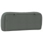 vidaXL Cabecero de cama acolchado tela gris oscuro 100 cm vidaXL Cabecero de cama acolchado tela gris oscuro 100 cm