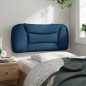 vidaXL Cabecero de cama acolchado tela azul 80 cm vidaXL Cabecero de cama acolchado tela azul 80 cm