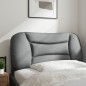 vidaXL Cabecero de cama acolchado tela gris claro 80 cm vidaXL Cabecero de cama acolchado tela gris claro 80 cm