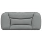 vidaXL Cabecero de cama acolchado tela gris claro 80 cm vidaXL Cabecero de cama acolchado tela gris claro 80 cm