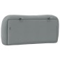 vidaXL Cabecero de cama acolchado tela gris claro 80 cm vidaXL Cabecero de cama acolchado tela gris claro 80 cm