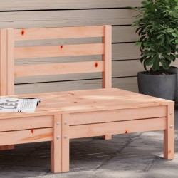vidaXL Sofá de jardín sin reposabrazos madera maciza Douglas