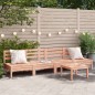 vidaXL Sofás de jardín sin reposabrazos 4 uds madera maciza Douglas vidaXL Sofás de jardín sin reposabrazos 4 uds madera maciza Douglas