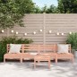 vidaXL Sofás de jardín sin reposabrazos 4 uds madera maciza Douglas vidaXL Sofás de jardín sin reposabrazos 4 uds madera maciza Douglas