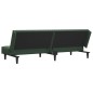 vidaXL Sofá cama de 2 plazas terciopelo verde oscuro vidaXL Sofá cama de 2 plazas terciopelo verde oscuro
