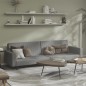 vidaXL Sofá cama de 2 plazas terciopelo gris claro