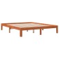 vidaXL Estructura de cama madera maciza pino marrón cera 180x200 cm vidaXL Estructura de cama madera maciza pino marrón cera 180x200 cm