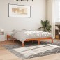 vidaXL Estructura de cama madera maciza pino marrón cera 180x200 cm vidaXL Estructura de cama madera maciza pino marrón cera 180x200 cm