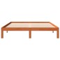 vidaXL Estructura de cama madera maciza pino marrón cera 180x200 cm vidaXL Estructura de cama madera maciza pino marrón cera 180x200 cm