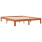vidaXL Estructura de cama madera maciza pino marrón cera 180x200 cm vidaXL Estructura de cama madera maciza pino marrón cera 180x200 cm