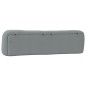 vidaXL Cabecero de cama acolchado tela gris claro 200 cm vidaXL Cabecero de cama acolchado tela gris claro 200 cm