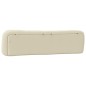 vidaXL Cabecero de cama acolchado tela crema 200 cm vidaXL Cabecero de cama acolchado tela crema 200 cm