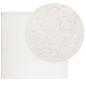 vidaXL Alfombra de pelo largo moderna crema 120x120 cm vidaXL Alfombra de pelo largo moderna crema 120x120 cm