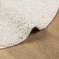 vidaXL Alfombra de pelo largo moderna crema Ø 100 cm vidaXL Alfombra de pelo largo moderna crema Ø 100 cm