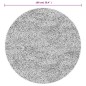 vidaXL Alfombra de pelo largo moderna crema Ø 100 cm vidaXL Alfombra de pelo largo moderna crema Ø 100 cm