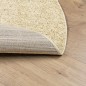 vidaXL Alfombra de pelo largo moderna dorado Ø 200 cm