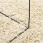 vidaXL Alfombra de pelo largo moderna dorado Ø 200 cm