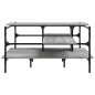 vidaXL Mesa de centro madera de ingeniería gris Sonoma 100x100x48,5 cm vidaXL Mesa de centro madera de ingeniería gris Sonoma 100x100x48,5 cm