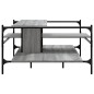 vidaXL Mesa de centro madera de ingeniería gris Sonoma 100x100x48,5 cm vidaXL Mesa de centro madera de ingeniería gris Sonoma 100x100x48,5 cm