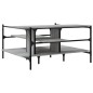 vidaXL Mesa de centro madera de ingeniería gris Sonoma 100x100x48,5 cm vidaXL Mesa de centro madera de ingeniería gris Sonoma 100x100x48,5 cm