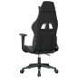 vidaXL Silla gaming de masaje cuero sintético negro y verde vidaXL Silla gaming de masaje cuero sintético negro y verde
