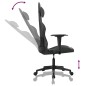 vidaXL Silla gaming con masaje cuero sintético negro vidaXL Silla gaming con masaje cuero sintético negro