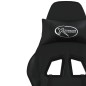 vidaXL Silla gaming con masaje cuero sintético negro vidaXL Silla gaming con masaje cuero sintético negro