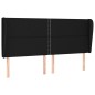 vidaXL Cama box spring con colchón tela negro 180x200 cm vidaXL Cama box spring con colchón tela negro 180x200 cm