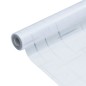 vidaXL Lámina de ventana esmerilada patrón de estrella PVC 60x500 cm