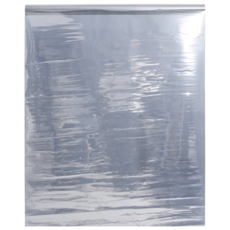 vidaXL Película solar estática efecto reflectante plateado 60x1000 cm