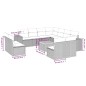 vidaXL Set de sofás de jardín 12 pzas y cojines ratán sintético marrón vidaXL Set de sofás de jardín 12 pzas y cojines ratán sintético marrón