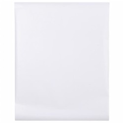 vidaXL Lámina de ventana esmerilada PVC blanco 60x1000 cm