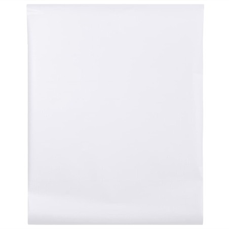 vidaXL Lámina de ventana esmerilada PVC blanco 90x500 cm