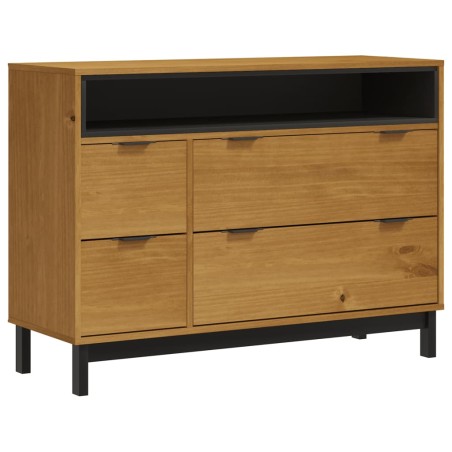 vidaXL Cómoda FLAM madera maciza de pino 110x40x80 cm