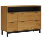 vidaXL Cómoda FLAM madera maciza de pino 110x40x80 cm